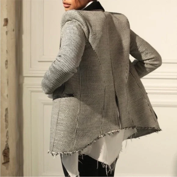 🚫SOLD🚫DYLANLEX DYLAN LEX BLAZER HOUNDSTOOTH M - Picture 3 of 11